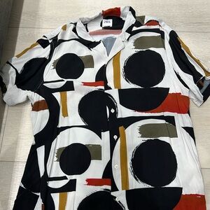 Zara silky button down